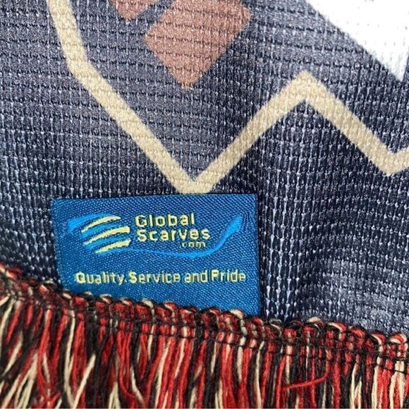 Global Men’s Printed Scarves - Picture 4 of 4